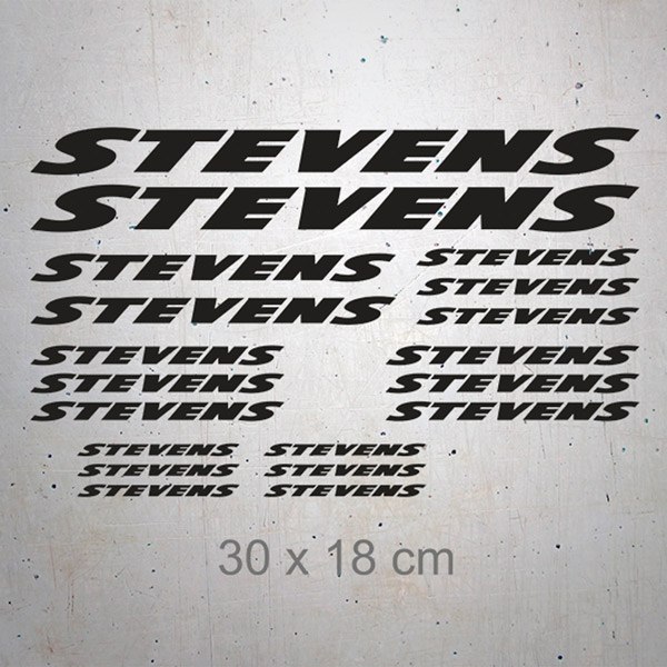Aufkleber: Set 19X Stevens