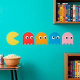 Wandtattoos: Pac-Man und 4 Gespenster 19