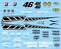 Aufkleber: Kit Yamaha 50th Anniversary Laguna Seca 2005  4