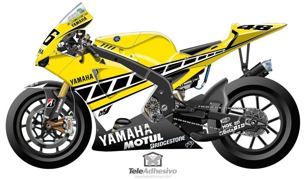 Aufkleber: Kit Yamaha 50th Anniversary Laguna Seca 2005 