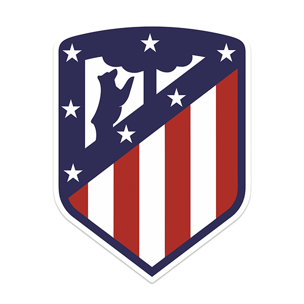 Aufkleber: Neuer Schild von Atletico de Madrid