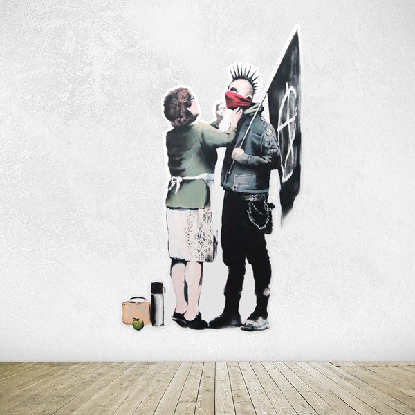 Wandtattoos: Banksy, die Mutter des Punk