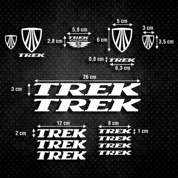 Aufkleber: Fahrrad MTB Kit Trek Classic