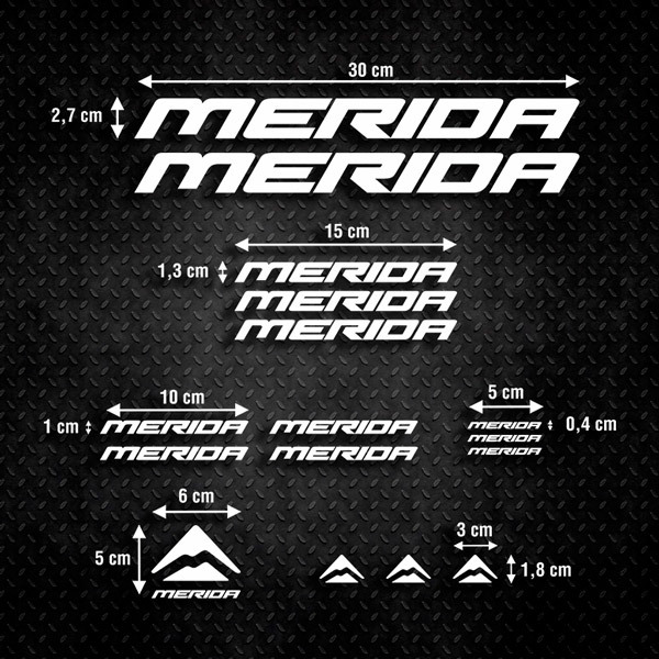 Aufkleber: Fahrrad MTB Kit Merida