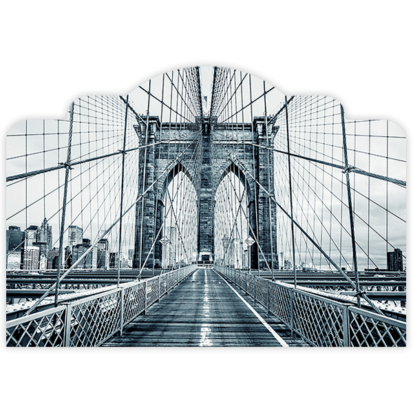 Wandtattoos: Brooklyn Bridge Kopfteil