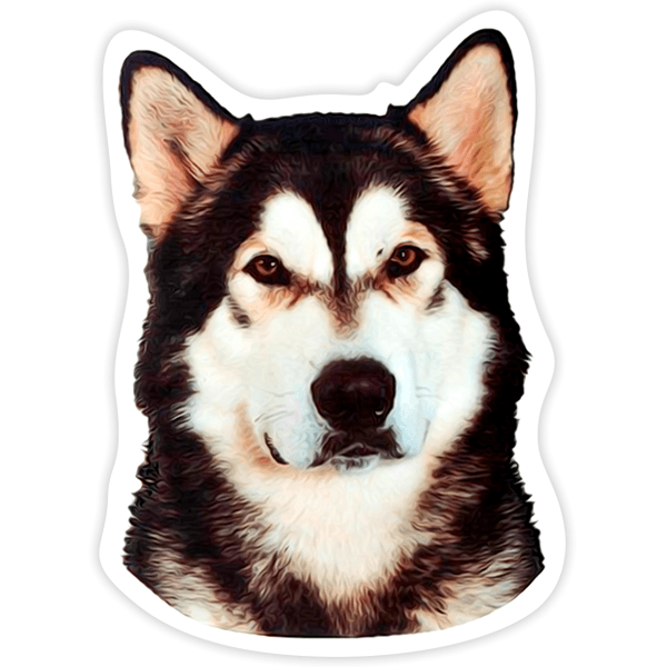 Aufkleber: Alaskan Malamute