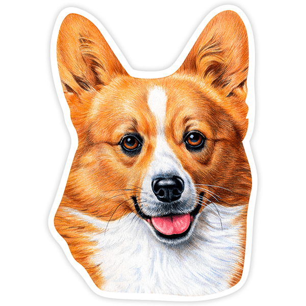 Aufkleber: Welsh Corgi