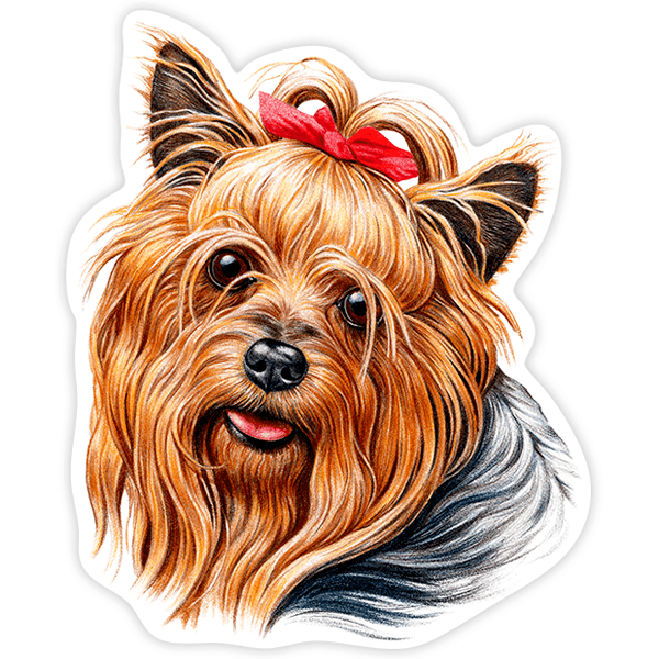 Aufkleber: Yorkie