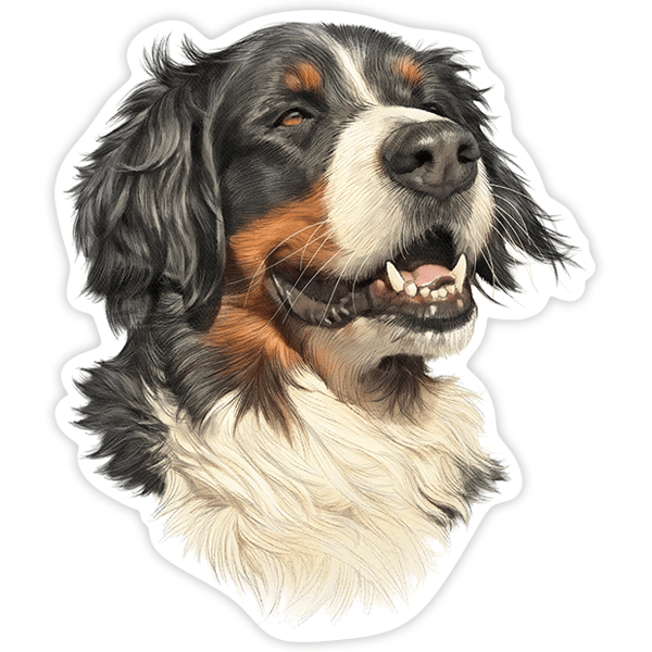 Aufkleber: Berner Sennenhund