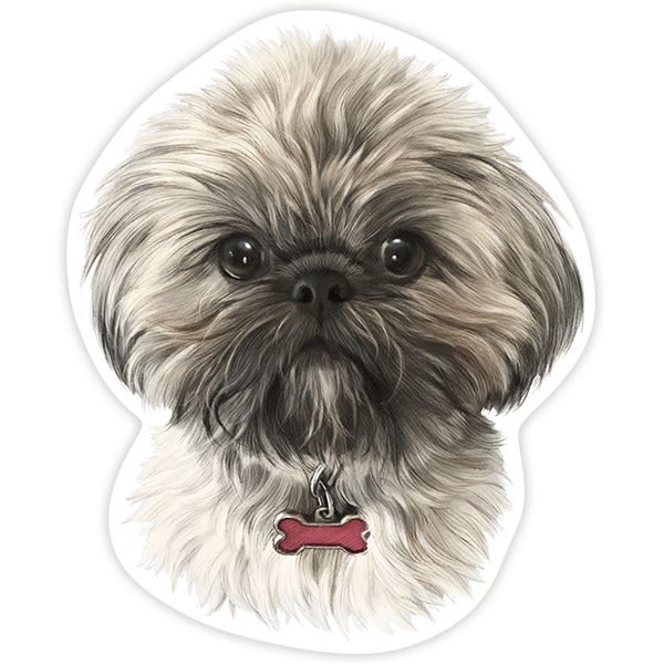 Aufkleber: Shih Tzu Tibetisch