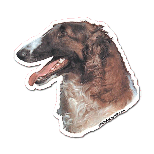 Aufkleber: Borzoi