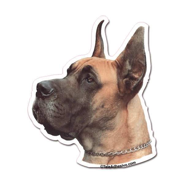 Aufkleber: Faun Great Dane