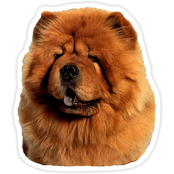 Aufkleber: Chow Chow