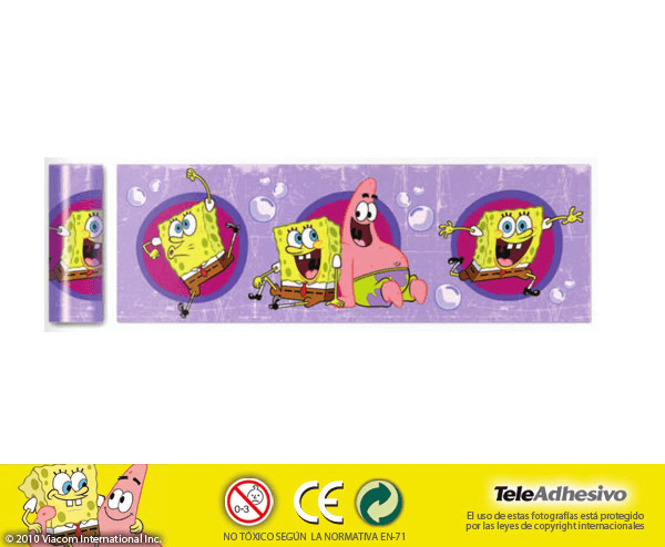 Kinderzimmer Wandtattoo: SpongeBob Valance