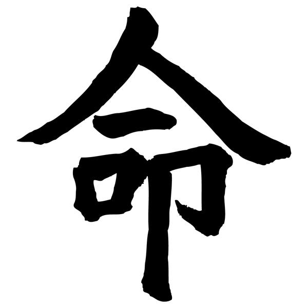 Aufkleber: Kanji Schicksal - Brief I