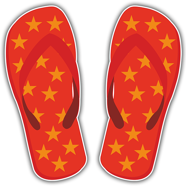 Wandtattoos: Pantoffeln