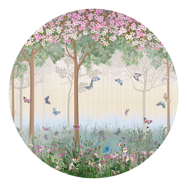 Wandtattoos: Frühlingswald