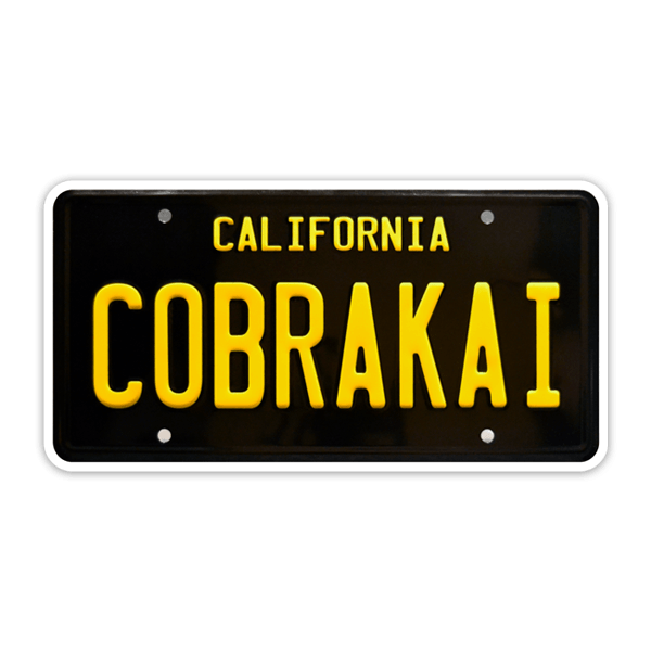 Aufkleber: Cobra Kai Anmeldung
