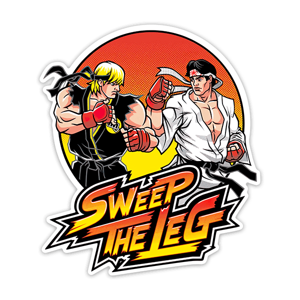 Aufkleber: Cobra Kai Street Fighter