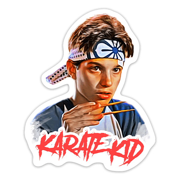 Aufkleber: Daniel LaRusso Karate Kid