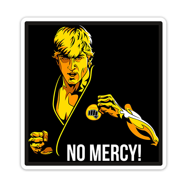 Aufkleber: Cobra Kai, Johnny Lawrence No Mercy!