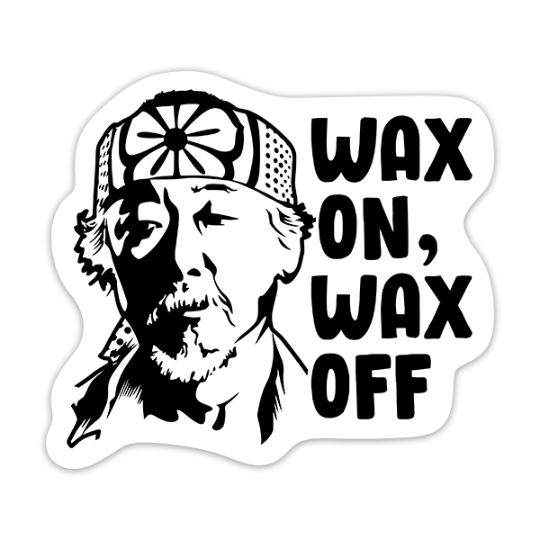 Aufkleber: Cobra Kai, Wax on Wax off