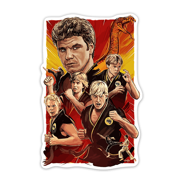 Aufkleber: Cobra Kai Team