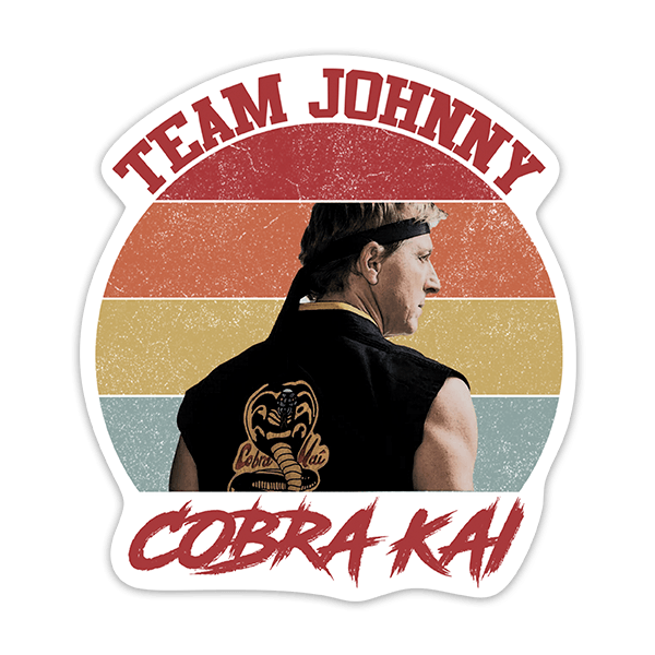 Aufkleber: Cobra Kai Team Johnny II