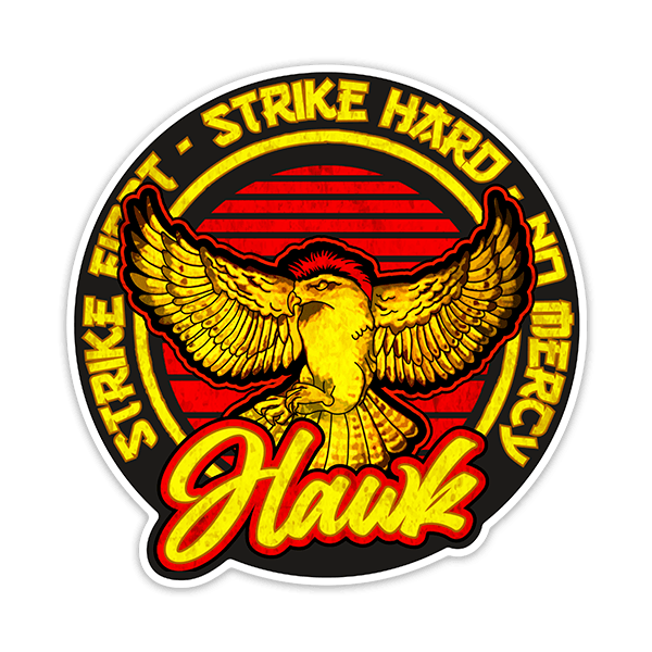 Aufkleber: Cobra Kai Hawk Adler