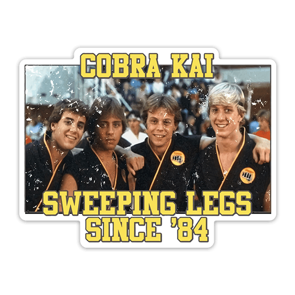 Aufkleber: Cobra Kai Since 84