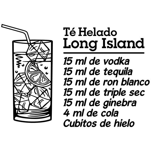 Wandtattoos: Cocktail Long Island - spanisch