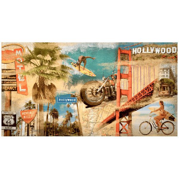 Fototapeten: Collage California