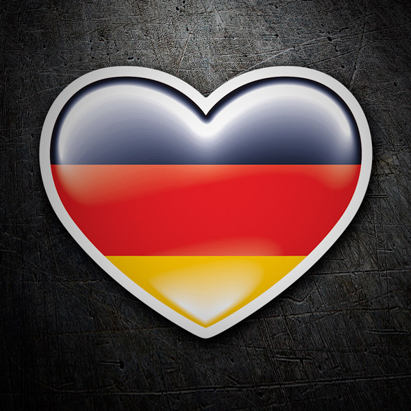 Aufkleber Bild Ein Herz für Deutschland 
