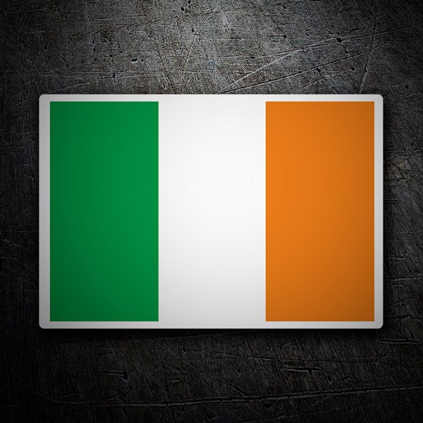 Aufkleber: Irland flagge