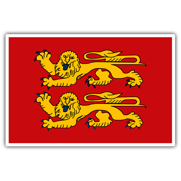 Aufkleber: Flagge Normandy