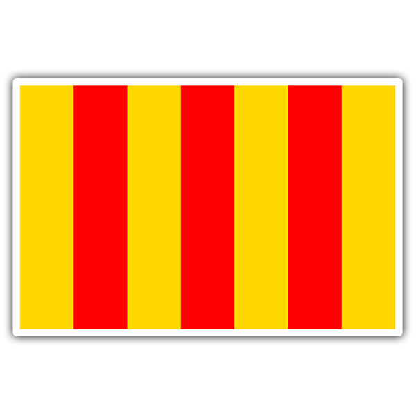 Aufkleber: Flagge Foix