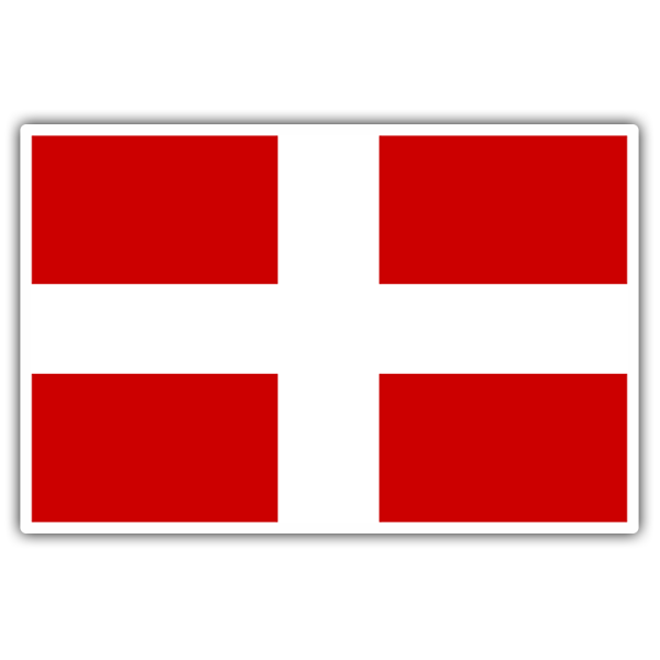 Aufkleber: Flagge Savoyen