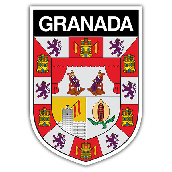 Aufkleber: Wappen Granada