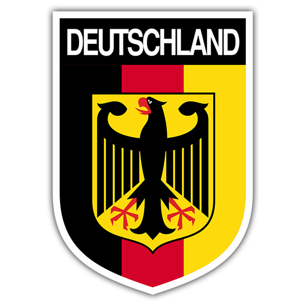 Aufkleber: Wappen Deutschland