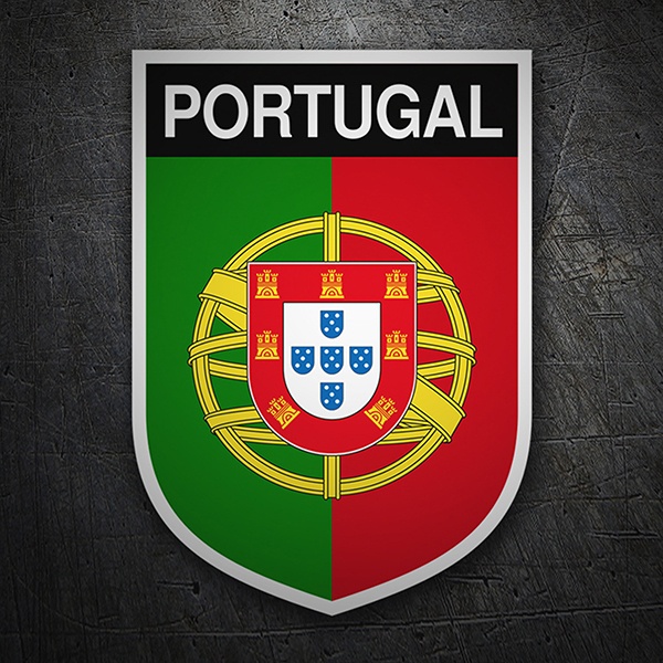 Aufkleber: Wappen Portugal