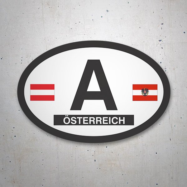 Aufkleber: Österreich