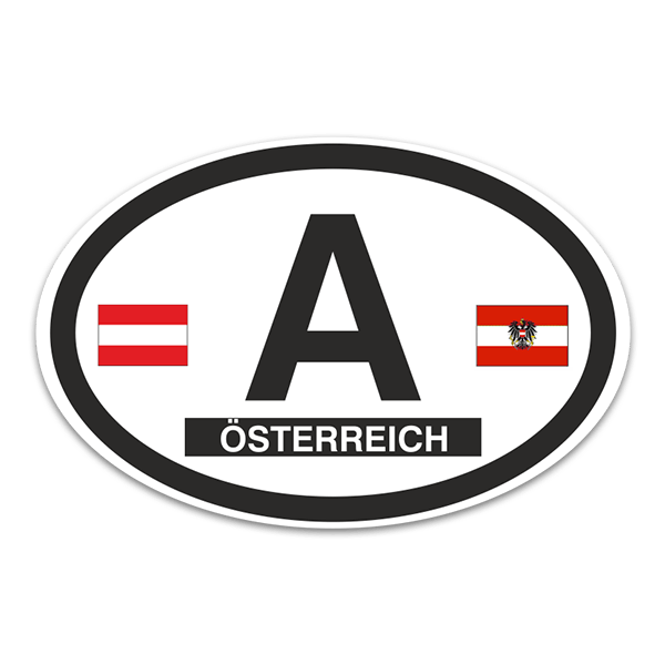 Aufkleber: Österreich