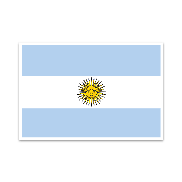 Aufkleber: Flagge Argentinien