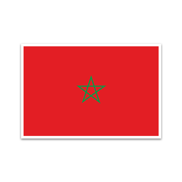 Aufkleber: Morocco