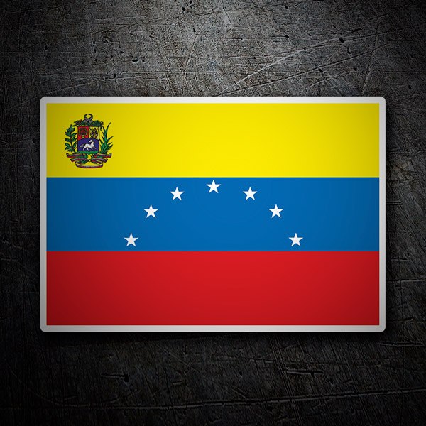 Aufkleber: Flagge Venezuela