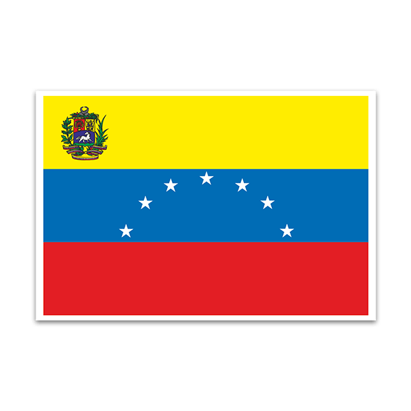 Aufkleber: Flagge Venezuela