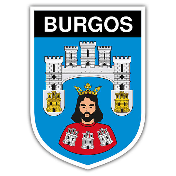 Aufkleber: Wappen Burgos