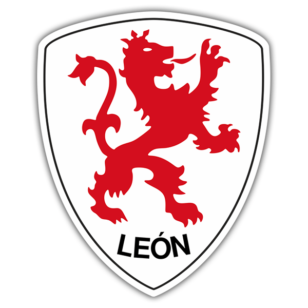 Aufkleber: Wappen León