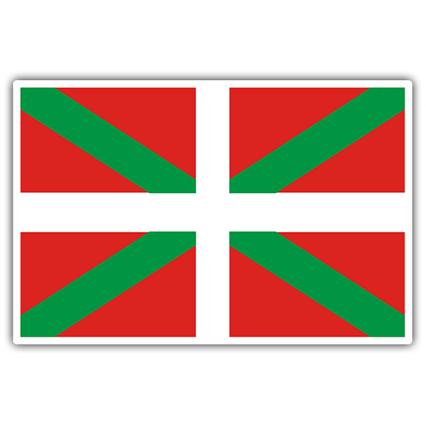 Aufkleber: Flagge Euskadi