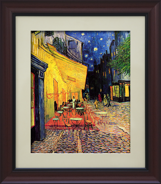 Wandtattoos: Caféterrasse am Abend